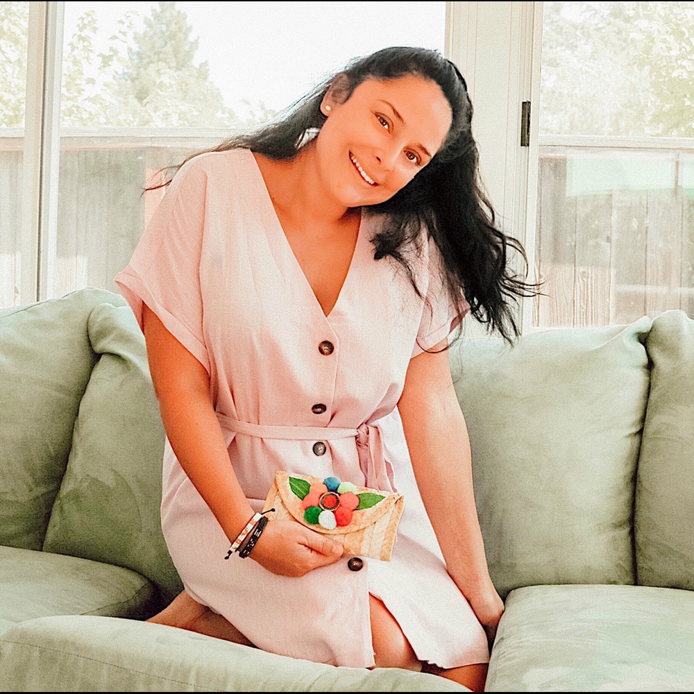 Mint Julep Lavender Shirt Dress